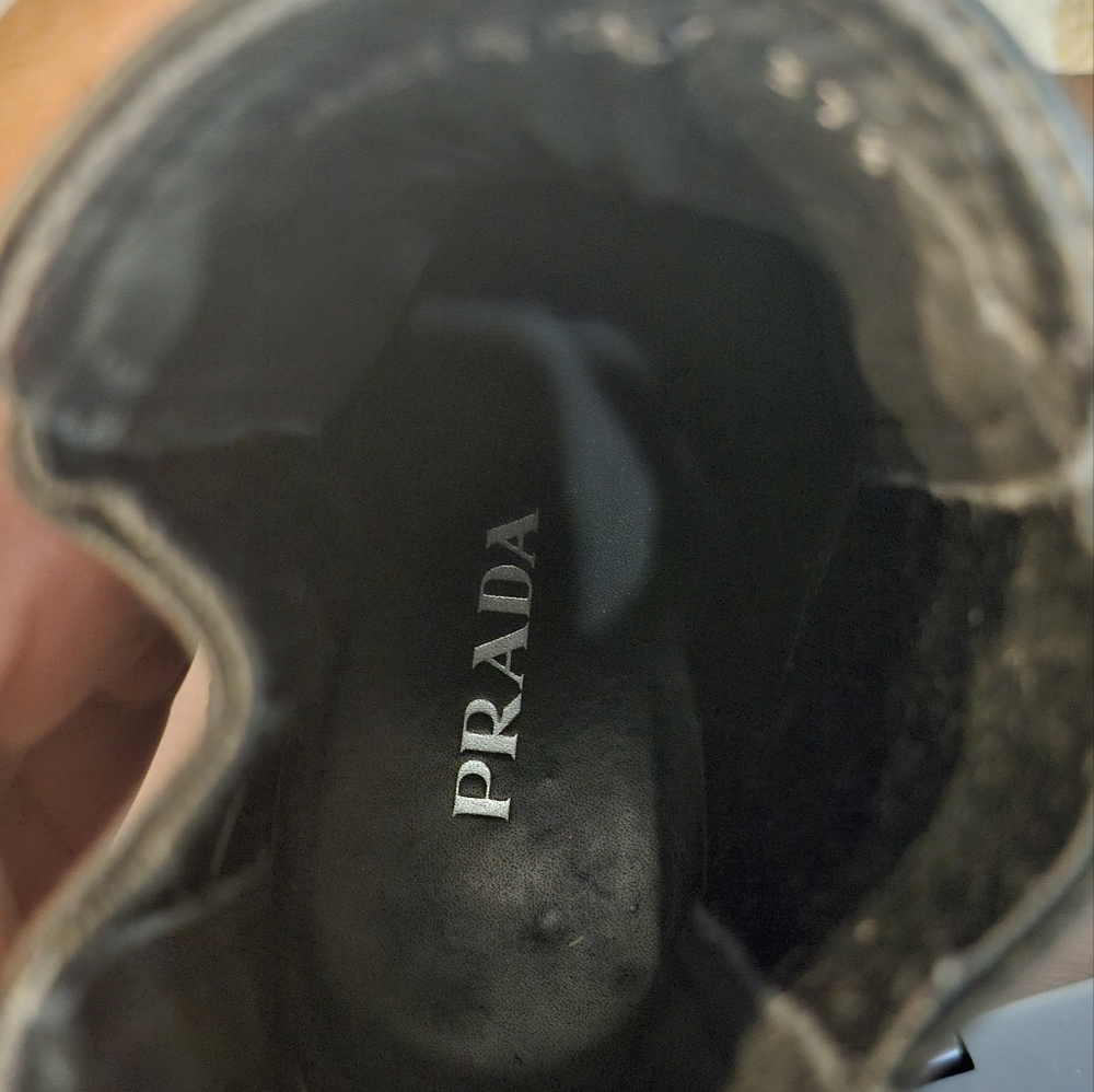 PRADA Montana Lug Sole Chelsea Boot - Picture 7 of 7